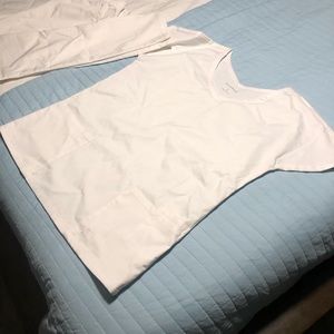 White Jaanuu scrubs